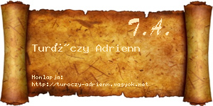 Turóczy Adrienn névjegykártya